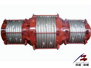 Straight pipe pressure balance type corrugated compensator